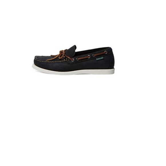 Eastland Yarmouth Black Leather Boat Shoes Size 10